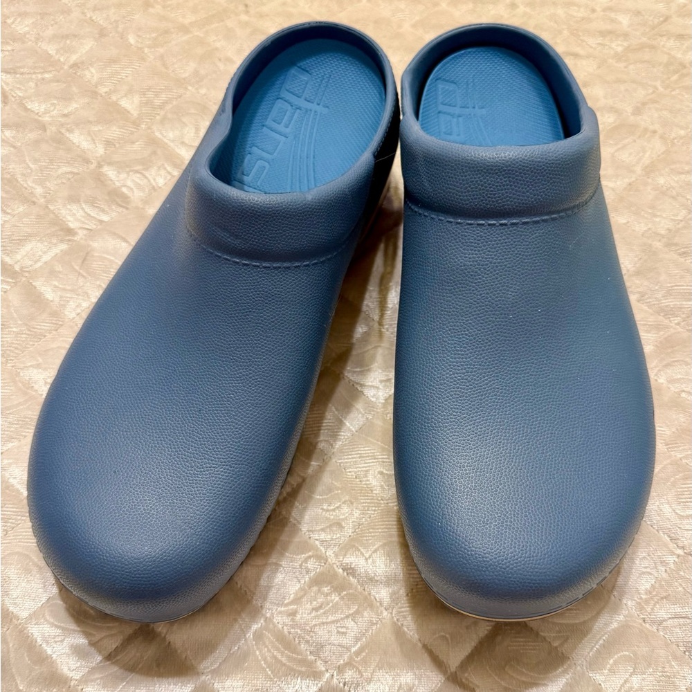 Dansko Blue Kane Eva Clogs with Natural Sole Size 42 - Picture 2 of 10